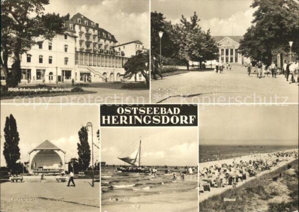 Heringsdorf Ostseebad Usedom FDGB Erholungsheim Solidarität Kulturha
