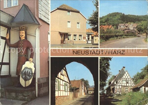 Neustadt Harz Roland Statue FDGB Gaststätte Kurhaus T