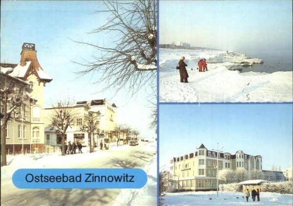 Zinnowitz Ostseebad Karl Marx Strasse Strand Ferienheim IG