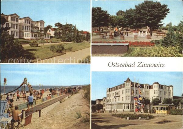 Zinnowitz Ostseebad Promenade der Völkerfreundschaft Minisp