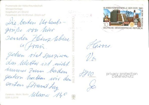 Zinnowitz Ostseebad Promenade der Völkerfreundschaft Minisp – Bild 2