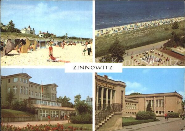 Zinnowitz Ostseebad Strand Sportanlage Haus Schmirgal Kultu