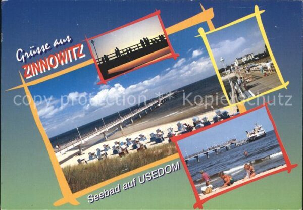 Zinnowitz Ostseebad Strand Seebrücke Fähre