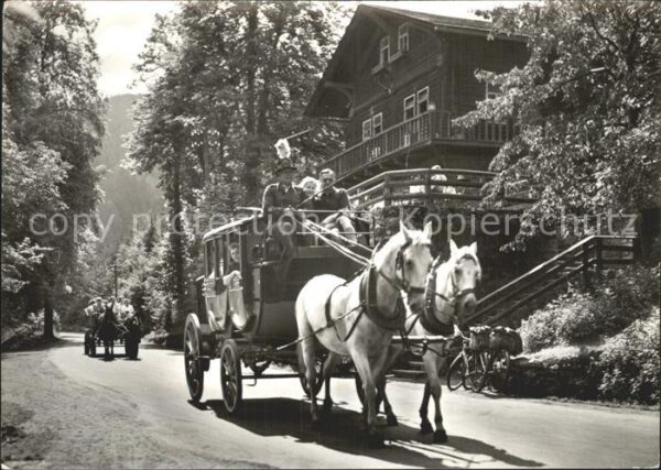 Schwarzatal Postkutsche HO Gaststätte Schweizerhaus