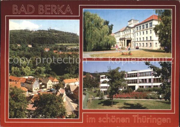 Bad Berka Blick zum Adelsberg Paulinenturm Zentra