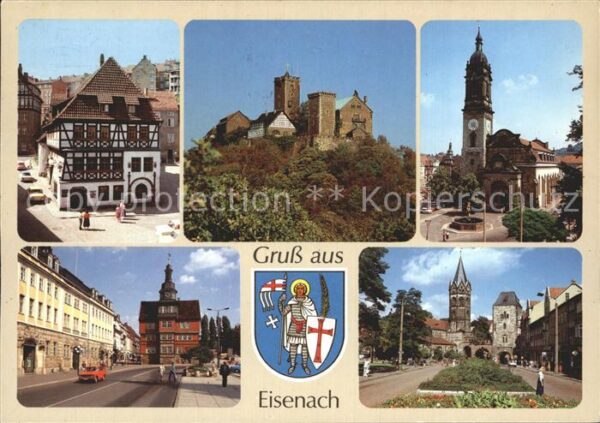 Eisenach Thueringen Lutherhaus Wartburg Georgenkirche Museu
