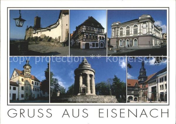 Eisenach Thueringen Wartburg Lutherhaus Theater Steinhof Re