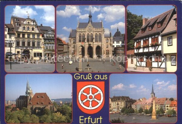 Erfurt Haus Zum Roten Ochsen Rathaus Häuser am