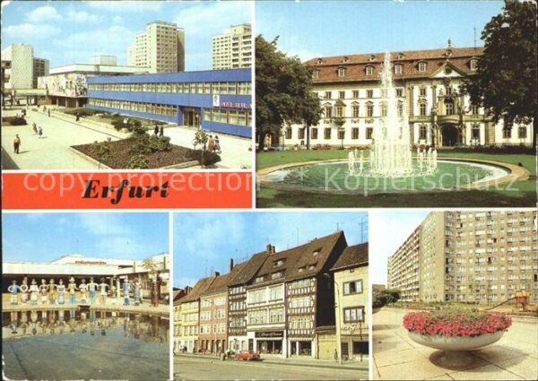 Erfurt Wohngebiet Riethstrasse Zentrum Rat des