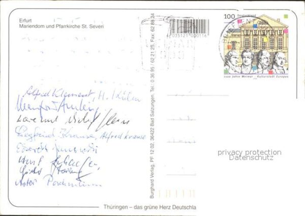Erfurt Mariendom Pfarrkirche St Severi – Bild 2