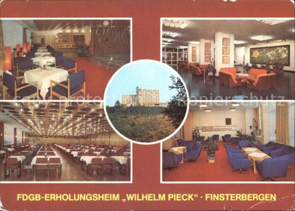 Finsterbergen FDGB Erholungsheim Wilhelm Pieck Innena