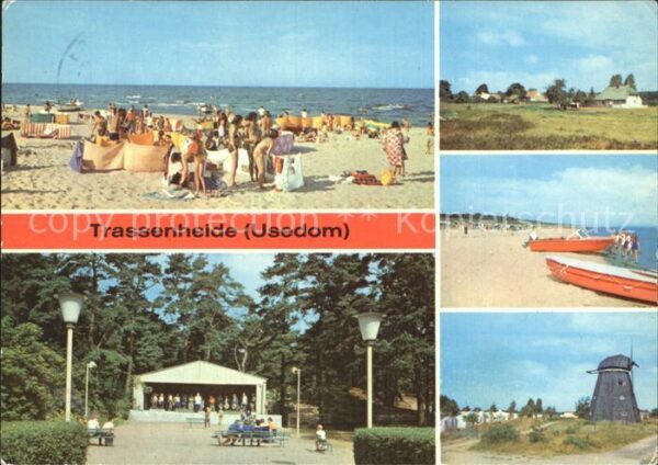 Trassenheide Usedom Strand Musikpavillon Mühle Jugenderholu