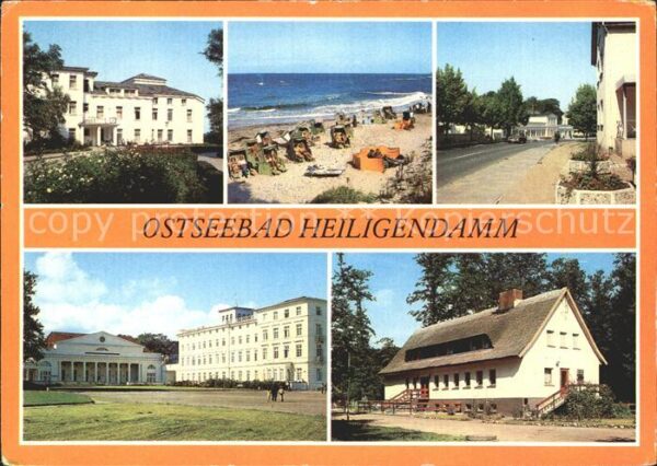 Heiligendamm Ostseebad Maxim Gorki Haus Strand Ortsansicht Hau