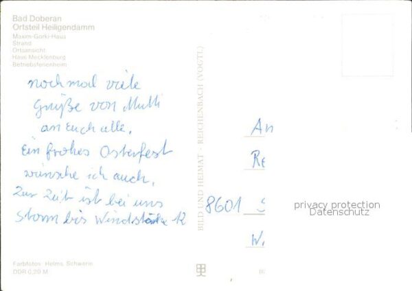 Heiligendamm Ostseebad Maxim Gorki Haus Strand Ortsansicht Hau – Bild 2
