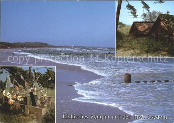 Zempin Strand Idyll Insel Usedom