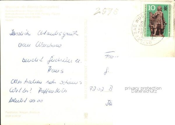 Wustrow Ostseebad Rohrdachhaus Betriebsferienheim Hafen S – Bild 2