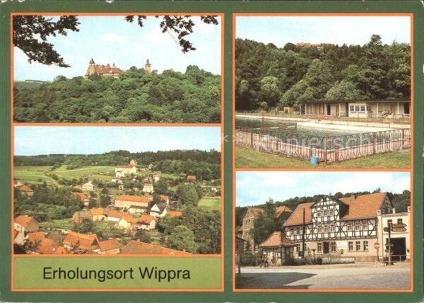 Wippra Rammelburg Übersicht Waldbad HO Gaststä