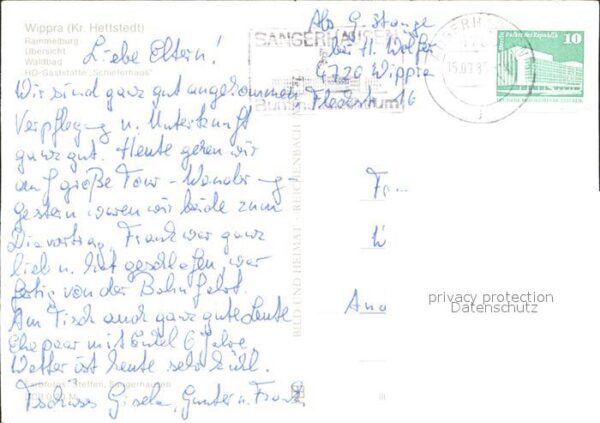Wippra Rammelburg Übersicht Waldbad HO Gaststä – Bild 2