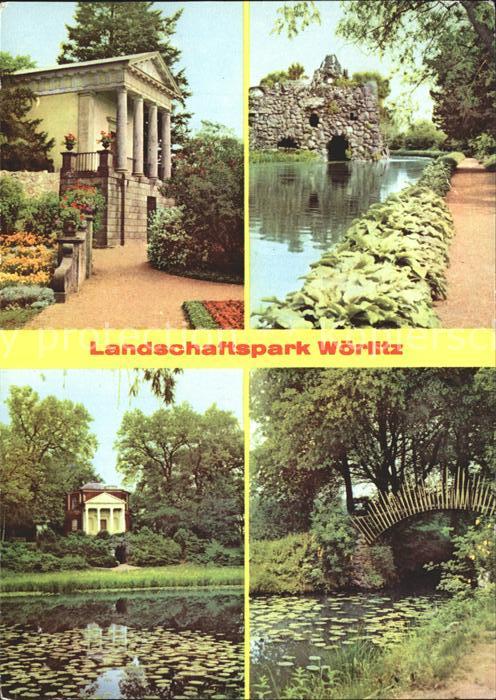 Woerlitz Landschaftspark Floratempel Stein Panth
