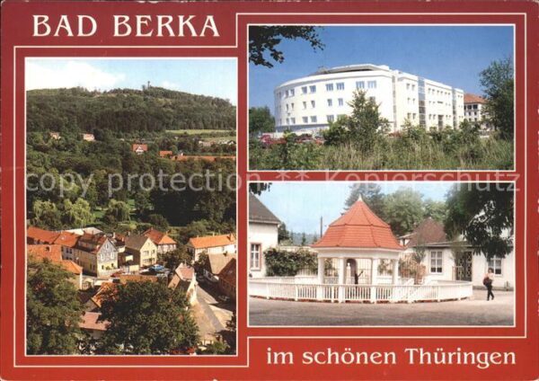Bad Berka Blick zum Adelsberg Paulinenturm Zentra