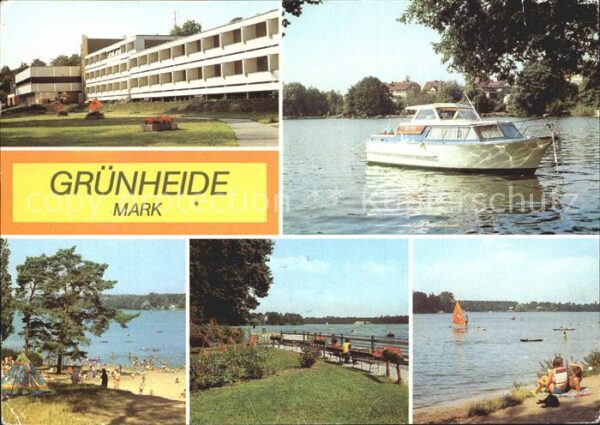 Gruenheide Mark Erholungsheim am Werlsee Peetzsee Bades
