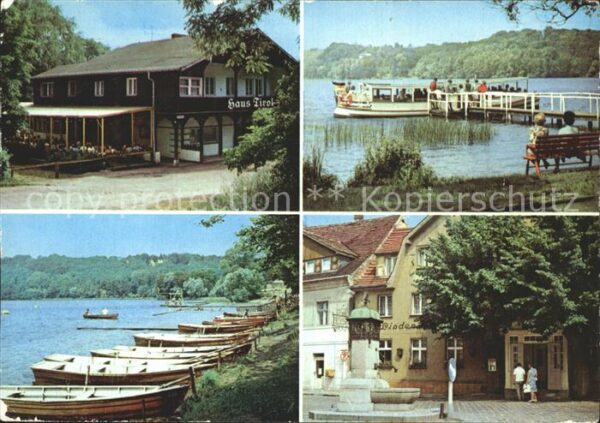 Buckow Maerkische Schweiz FDGB Milchbar Schermützelsee Bootsverle
