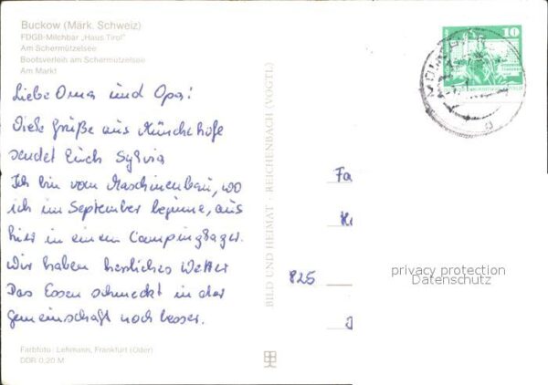 Buckow Maerkische Schweiz FDGB Milchbar Schermützelsee Bootsverle – Bild 2