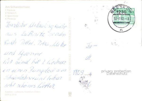 Schwielochsee Badestellen in Pieskow Niewisch Camping – Bild 2