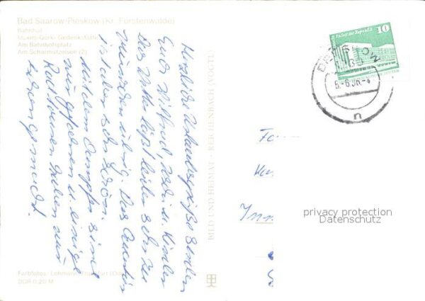 Pieskow Bad Saarow Bahnhof Maxim Gorki Gedenkstätte Bahnho – Bild 2