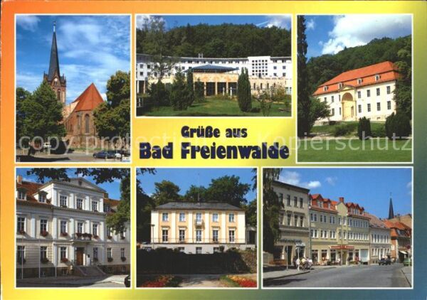 Bad Freienwalde Teilansichten Kurort Kirche