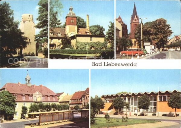 Bad Liebenwerda Lubwartturm Eisenmoorbad Maxim Gorki Pl