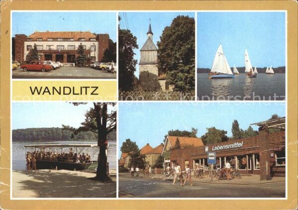Wandlitz Bahnhof Wandlitzsee Historische Kirche