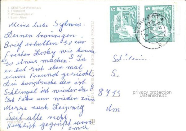 Schwedt Oder Centrum Warenhaus Teilansicht Wohnkompl – Bild 2