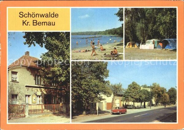 Schoenwalde Wandlitz HO Gaststätte Strand Idyll Gorinsee Cam