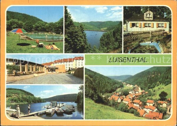 Luisenthal Schwimmbad Ohratalsperre Stausee Waldga