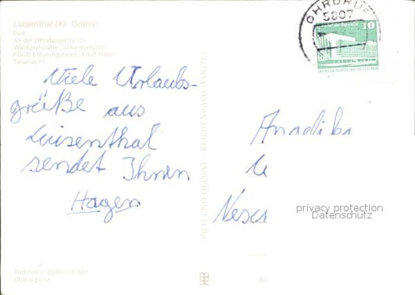 Luisenthal Schwimmbad Ohratalsperre Stausee Waldga – Bild 2