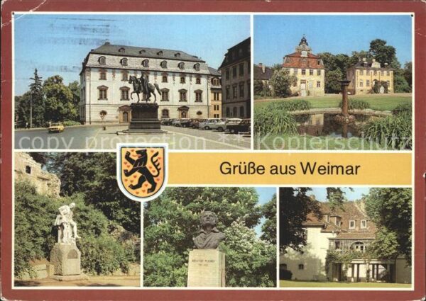 Weimar Thueringen Platz der Demokratie Kavaliershäuser Be