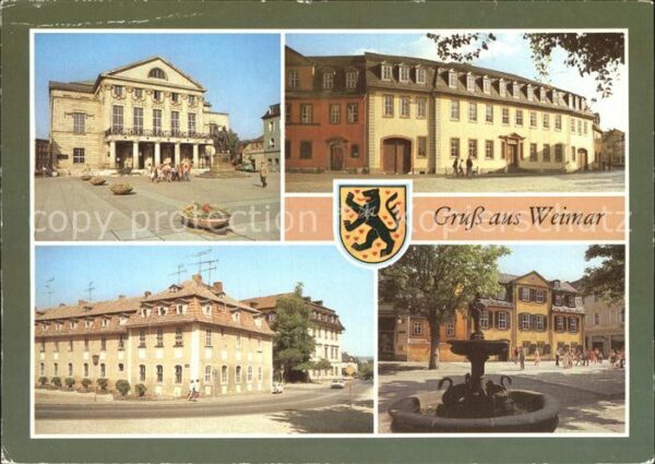Weimar Thueringen Nationaltheater Goethe Nationalmuseum H