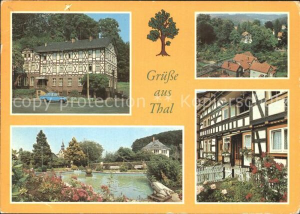 Thal Ruhla FDGB Erholungsheim Tempelchen Kurpark F