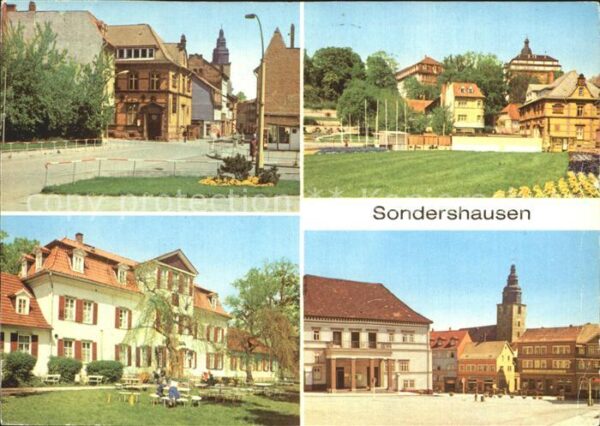 Sondershausen Thueringen Wilhelm Pieck Strasse Schloss HOG Zum P