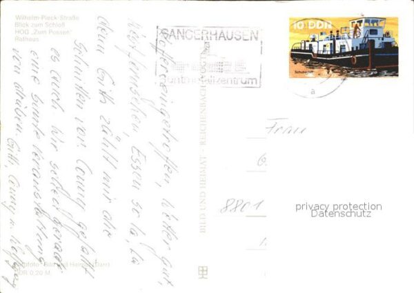 Sondershausen Thueringen Wilhelm Pieck Strasse Schloss HOG Zum P – Bild 2