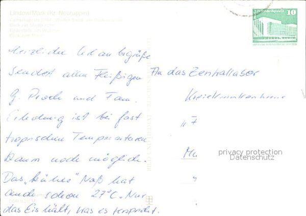 Lindow Mark Campingplatz Stadtkirche Badestelle Wut – Bild 2