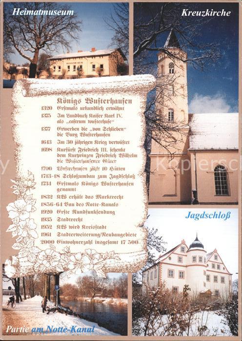 Koenigs-Wusterhausen Heimatmuseum Kreuzkirche Jagdschloss No