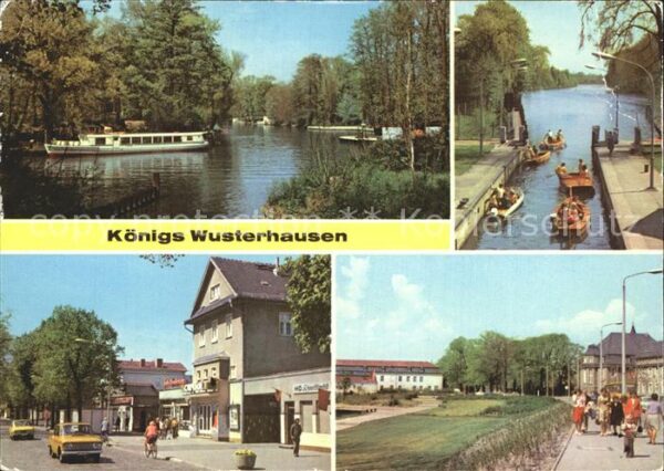 Koenigs-Wusterhausen OT Neue Mühle Schleuse Dahme Bahnhofstr