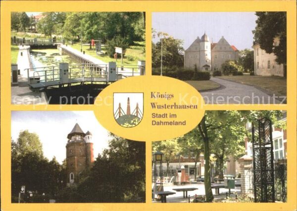 Koenigs-Wusterhausen Schleuse Jagdschloss Wasserturm Galerie
