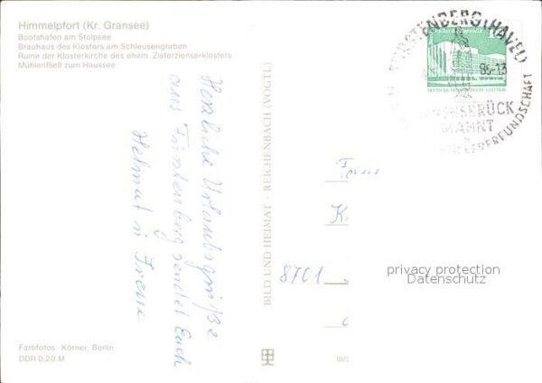 Himmelpfort Bootshafen Stolpsee Brauhaus Kloster Ru – Bild 2