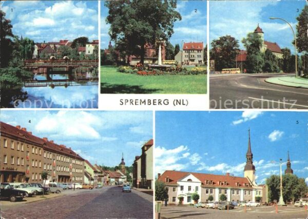 Spremberg Niederlausitz Spree Busbahnhof Schloss Clara Zetkin S