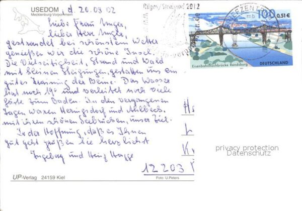 Bansin Ostseebad Insel Usedom Fliegeraufnahme – Bild 2