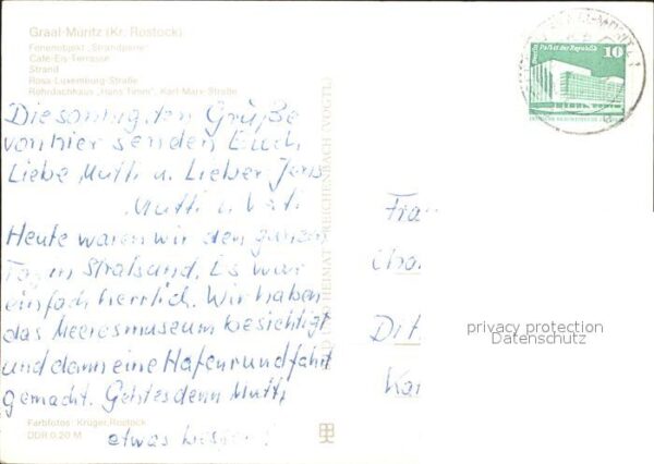 Graal-Mueritz Ostseebad Ferienobjekt Strandperle Cafe Eis Terra – Bild 2