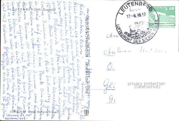 Leutenberg Thueringen Gesamtansicht mit Friedensburg – Bild 2